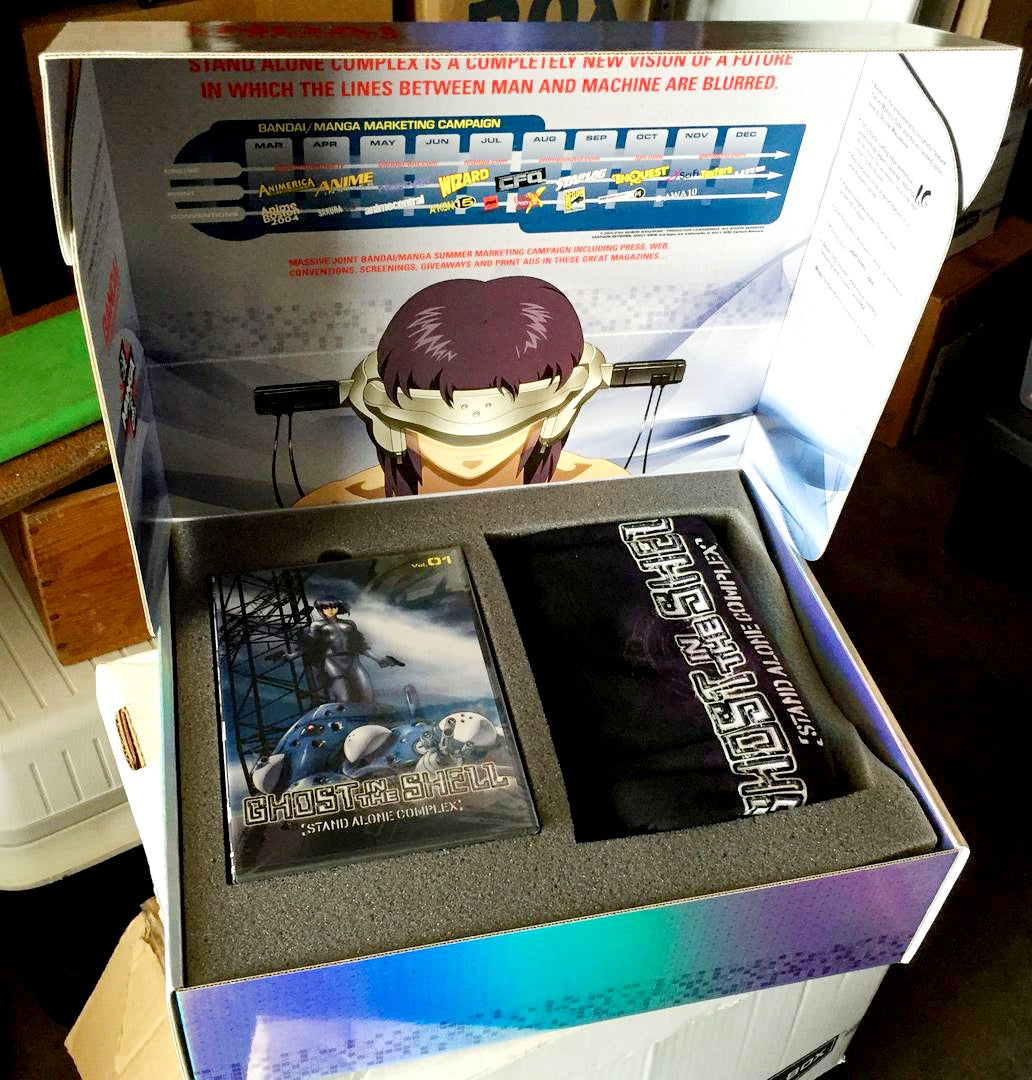 Ghost in the Shell: Stand Alone Complex Vol 1 VIP Kit wth Shirt