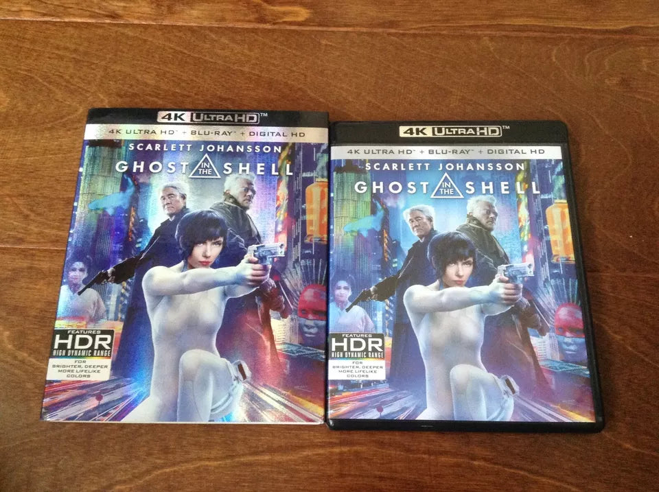 Ghost In The Shell (2017) 4K UHD + Blu-ray with OOP Slipcover