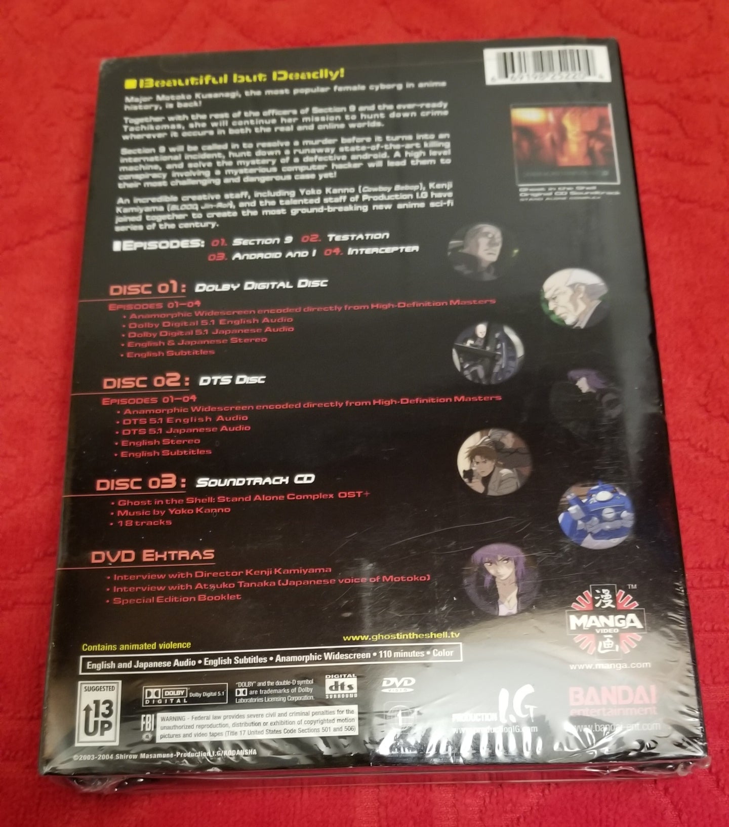 Ghost in the Shell S.A.C Special Edition + CD Vol 1