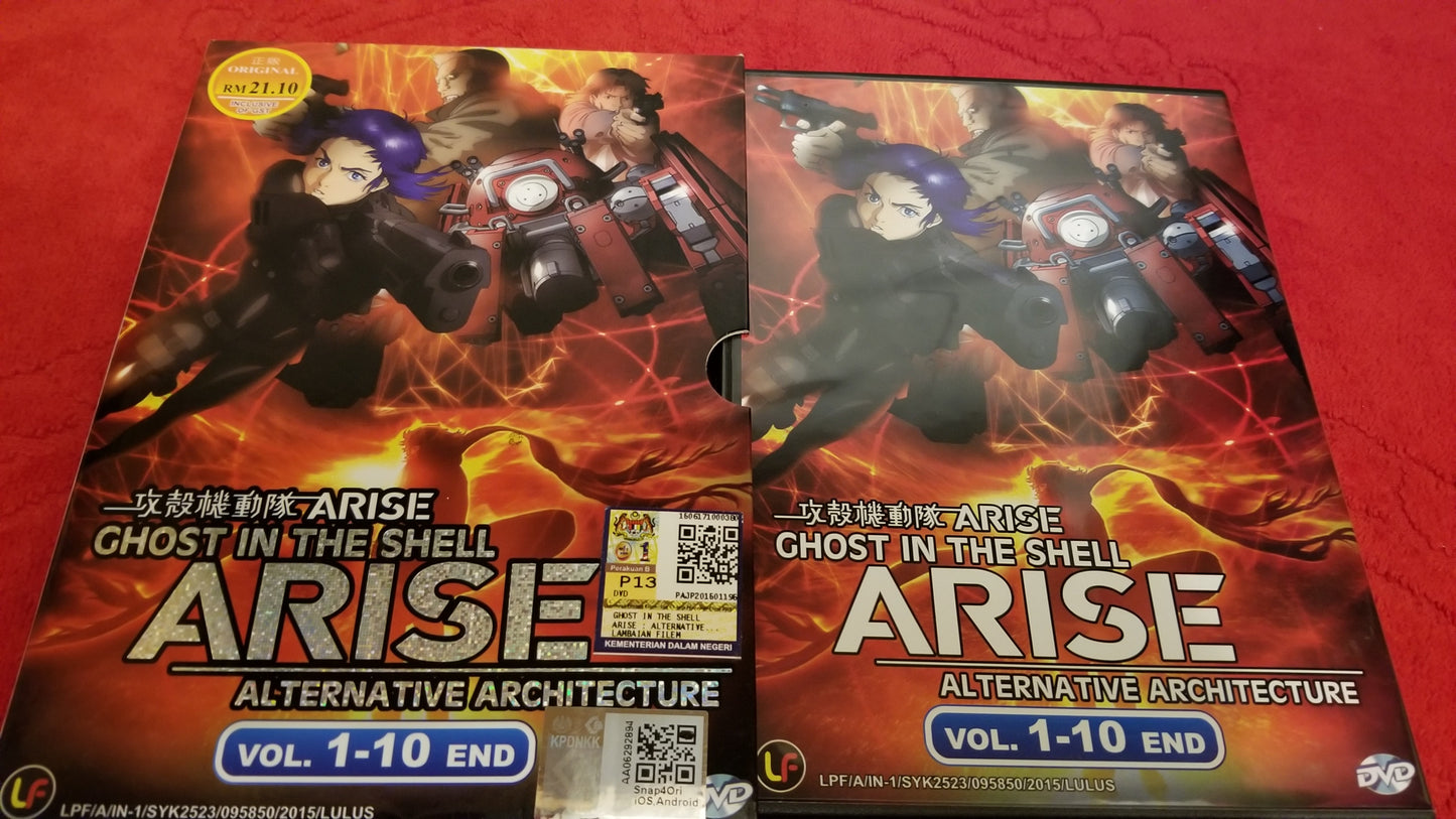 Ghost In The Shell Alternative Architecture DVD 1-10