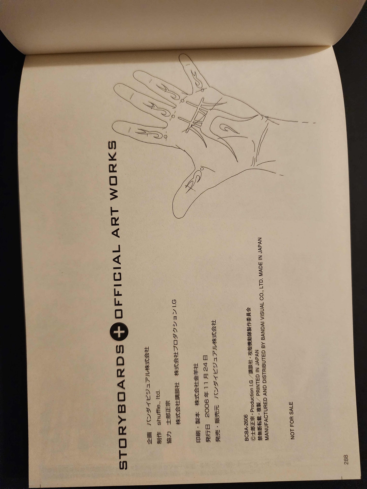 Ghost in the Shell SAC SSS Storyboard Book + DVD