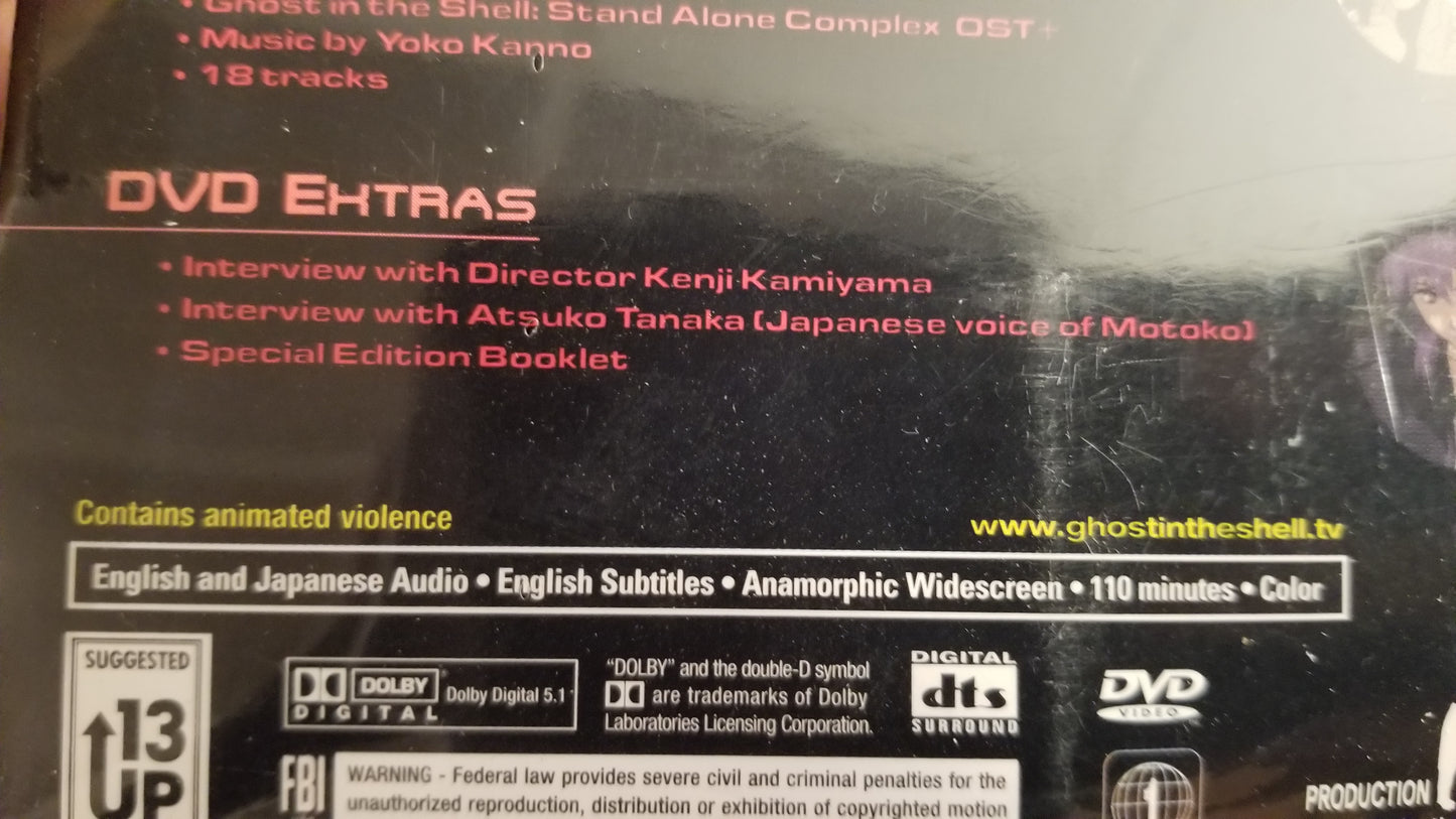 Ghost in the Shell S.A.C Special Edition + CD Vol 1