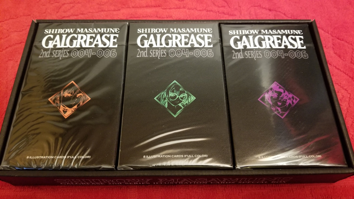 Galgrease 2nd series card box 2004. unopened packs