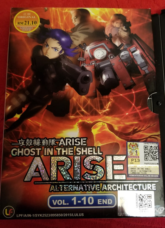 Ghost In The Shell  Alternative Architecture DVD 1-10
