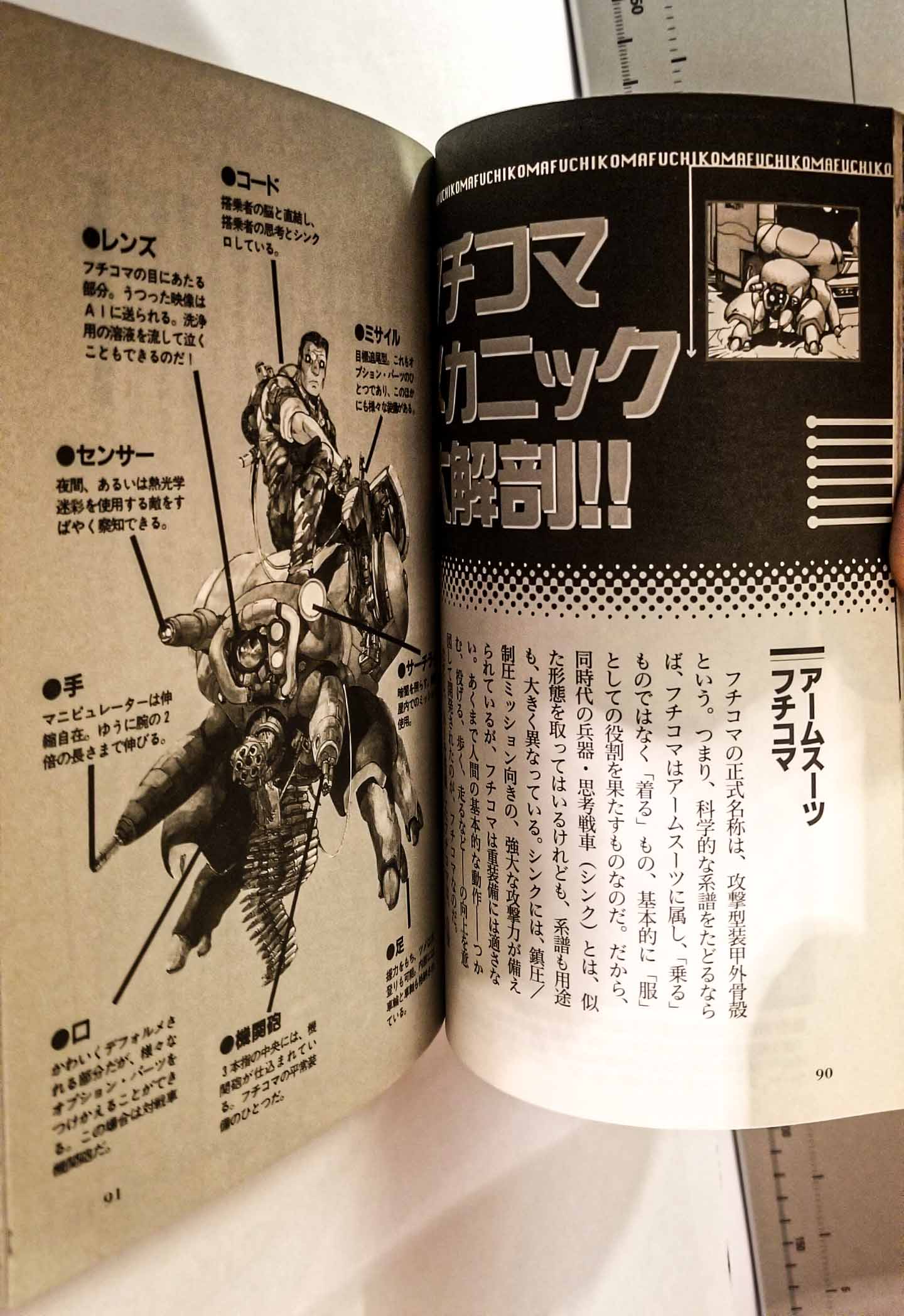 Ghost in the Shell Mechanical Art Book