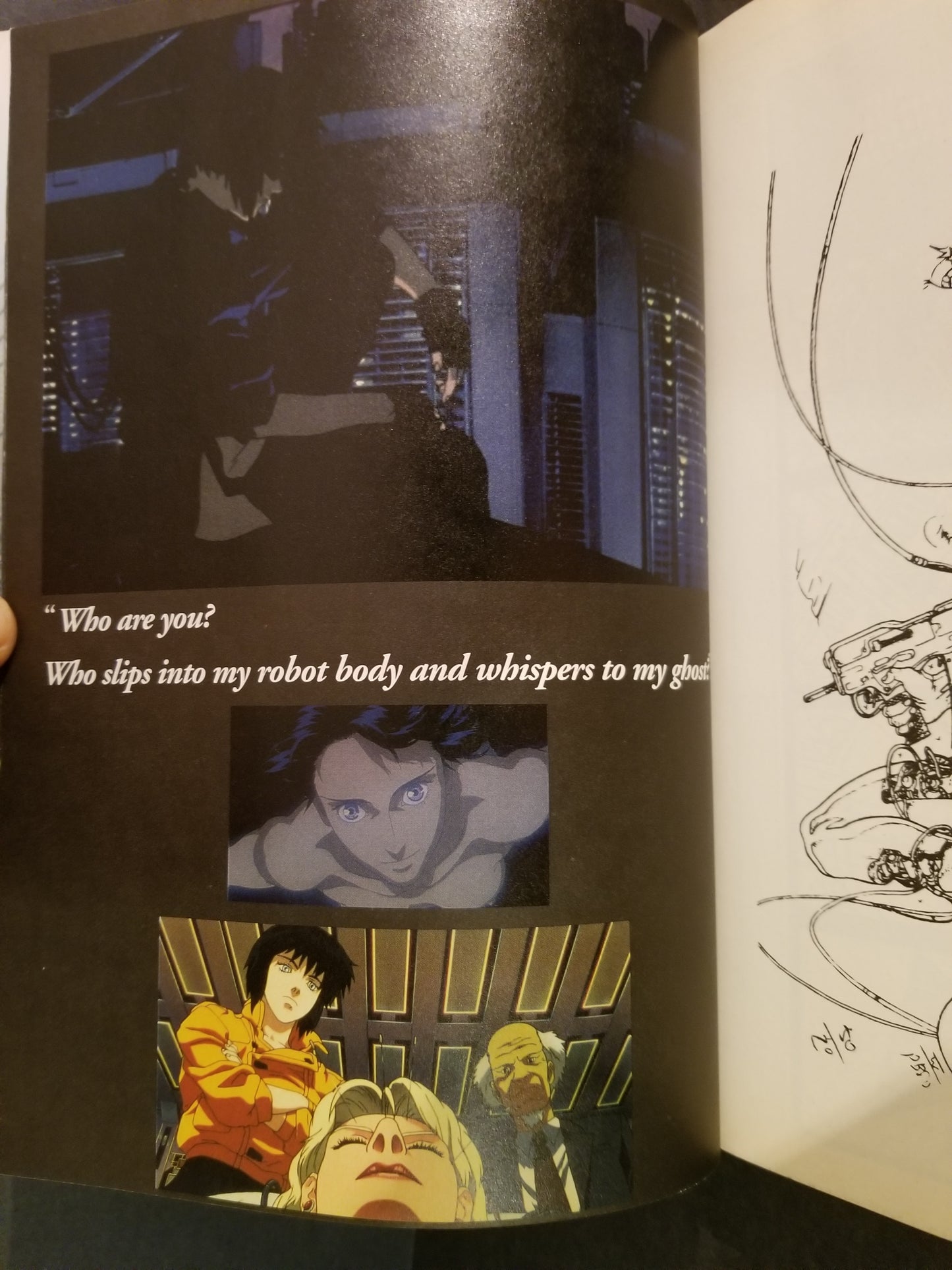 Ghost in the Shell Continuity Script Storyboards Art Book