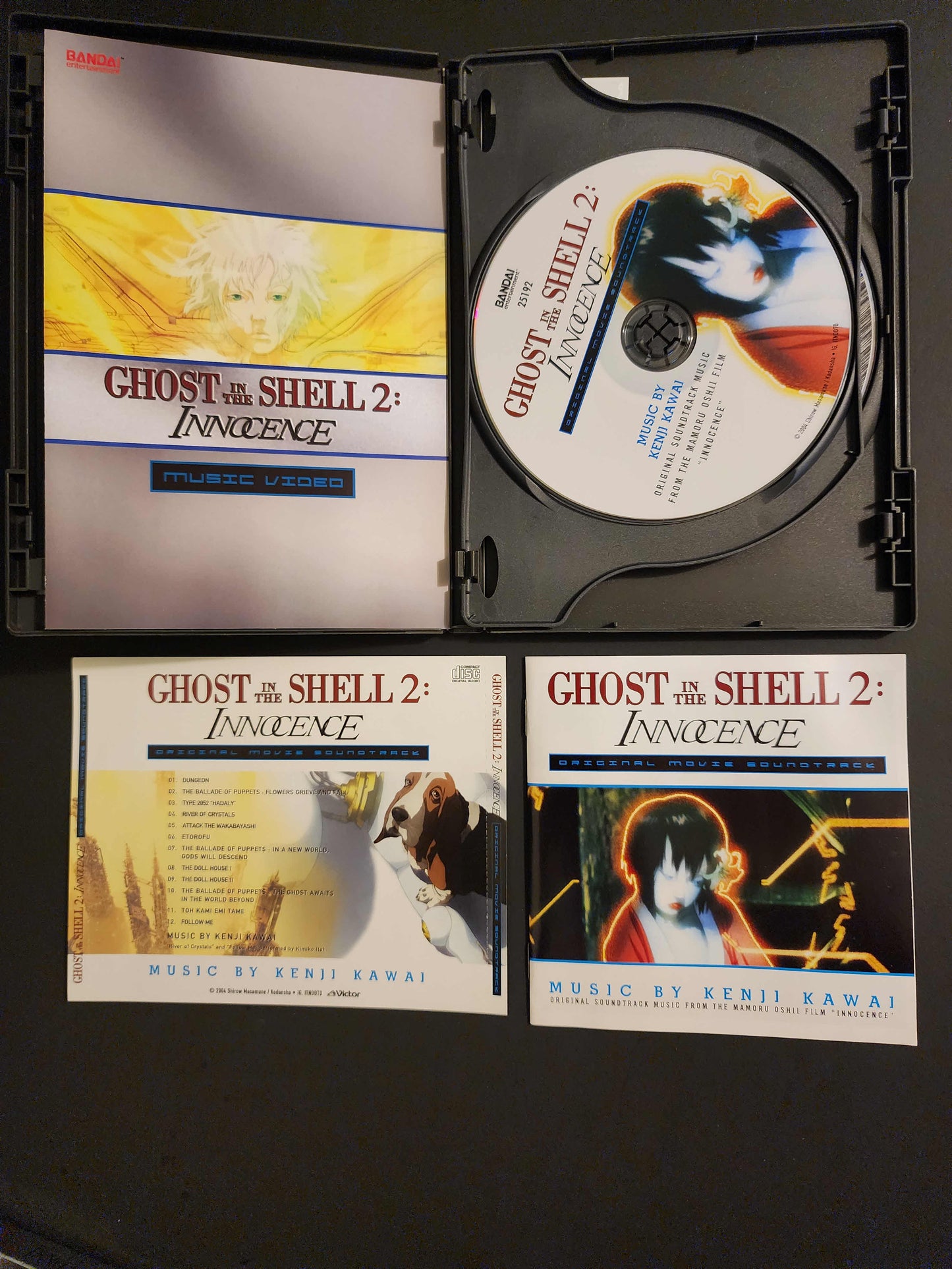 Ghost in the Shell Innocence CD and Music video DVD