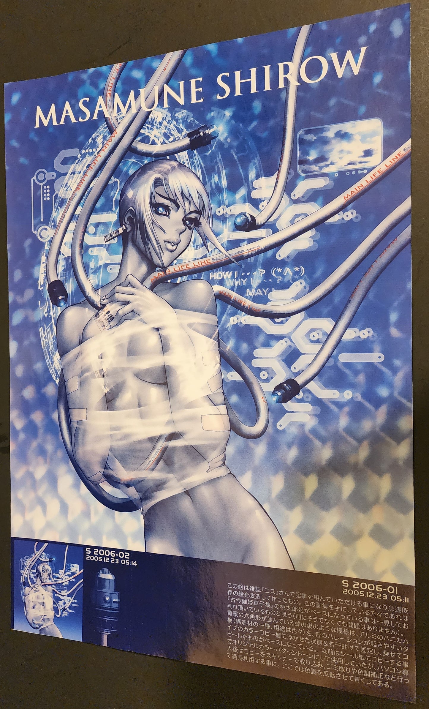 4 Masamune Shirow Posters