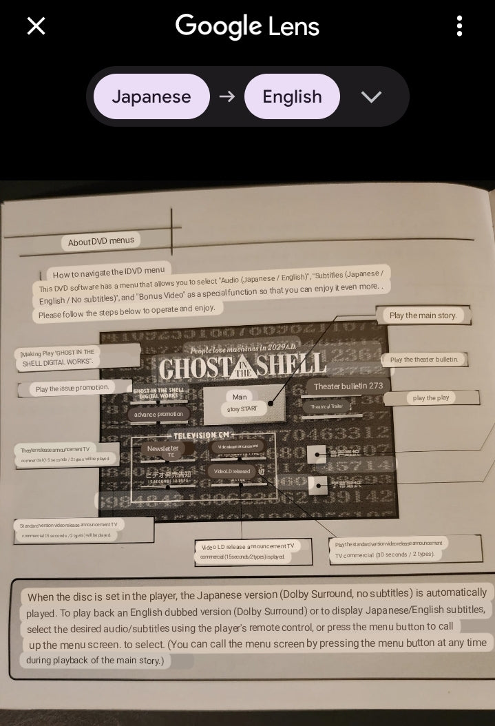 Ghost in the Shell Final Edition DVD